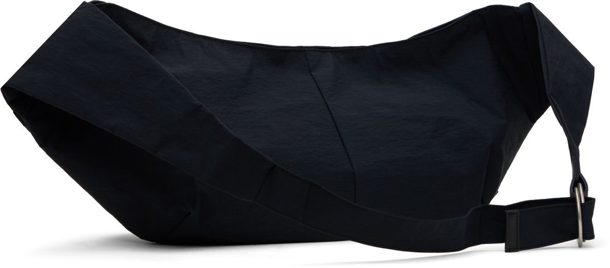 master-piece Navy Sash Sling L Pouch