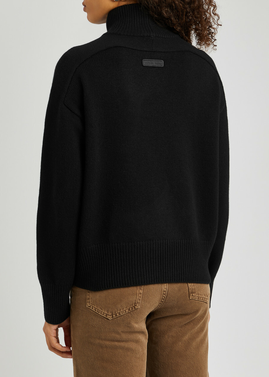 Canada Goose Baysville Roll-neck Wool Jumper Black