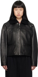 YMC Black Pepper Leather Jacket