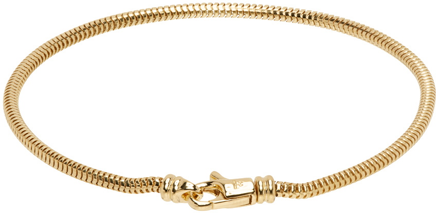 Tom Wood Gold Snake Chain Bracelet Tom Wood