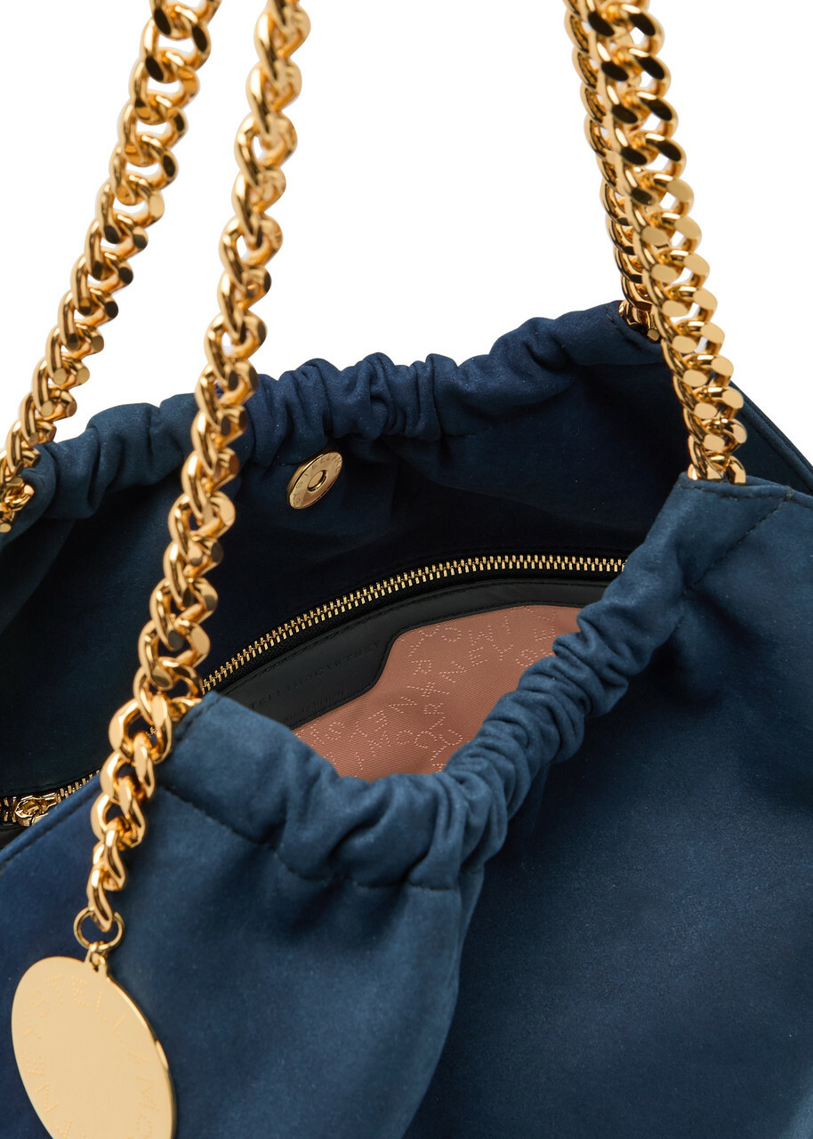 Stella Mccartney Falabella Mini Drawstring Faux Suede bag - Navy - One Size