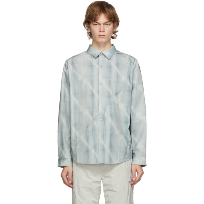 Photo: C2H4 Grey Intervein Panelled Shirt
