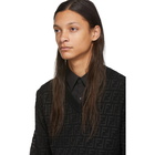 Fendi Black Wool Forever Fendi Sweater