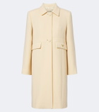 Valentino VGold virgin wool crêpe coat