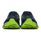 Asics Blue and Green Gel-Nimbus 23 Lite-Show Sneakers
