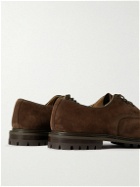 Tricker's - Daniel Suede Derby Shoes - Brown