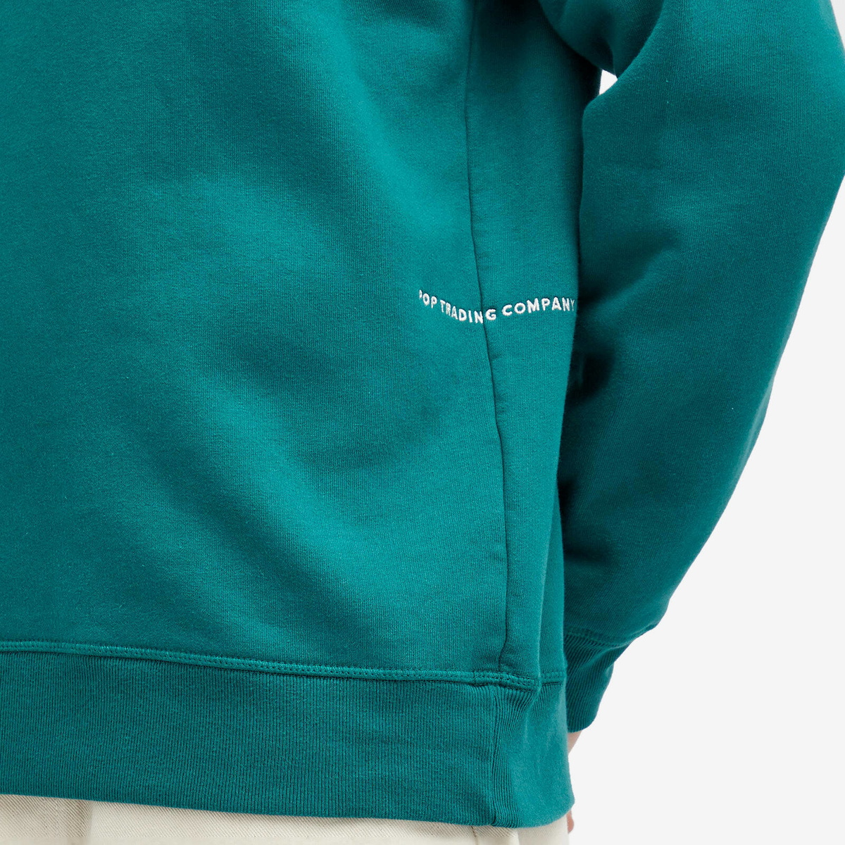 Pop Trading Company Men's Arch Logo Crew Sweat in Bayberry