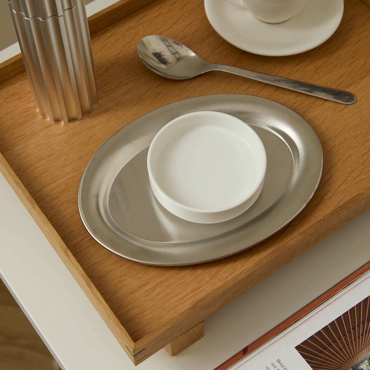 Service Projects Olive Bowl in White 