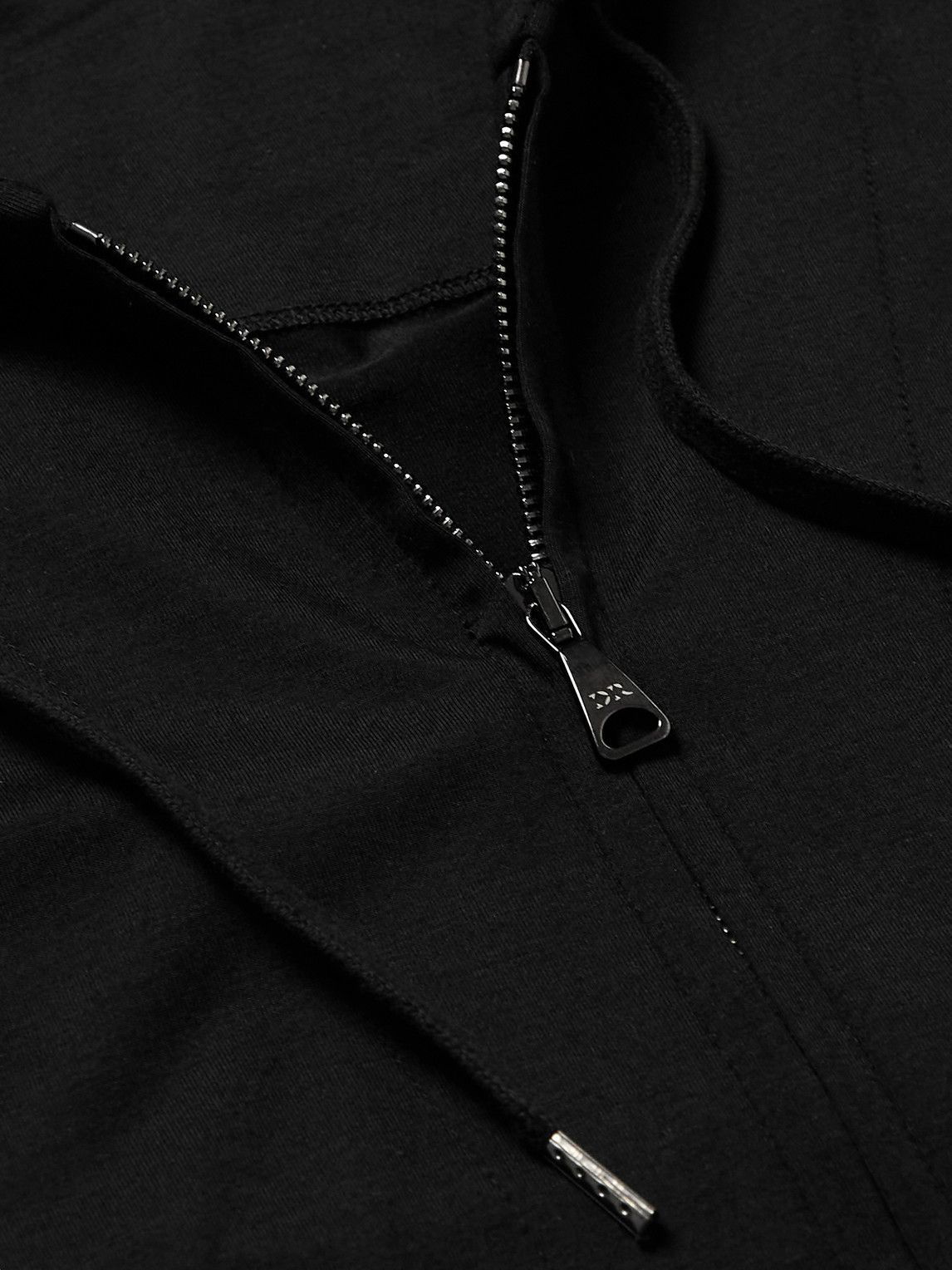 Derek Rose - Basel Stretch Micro Modal Jersey Zip-Up Hoodie