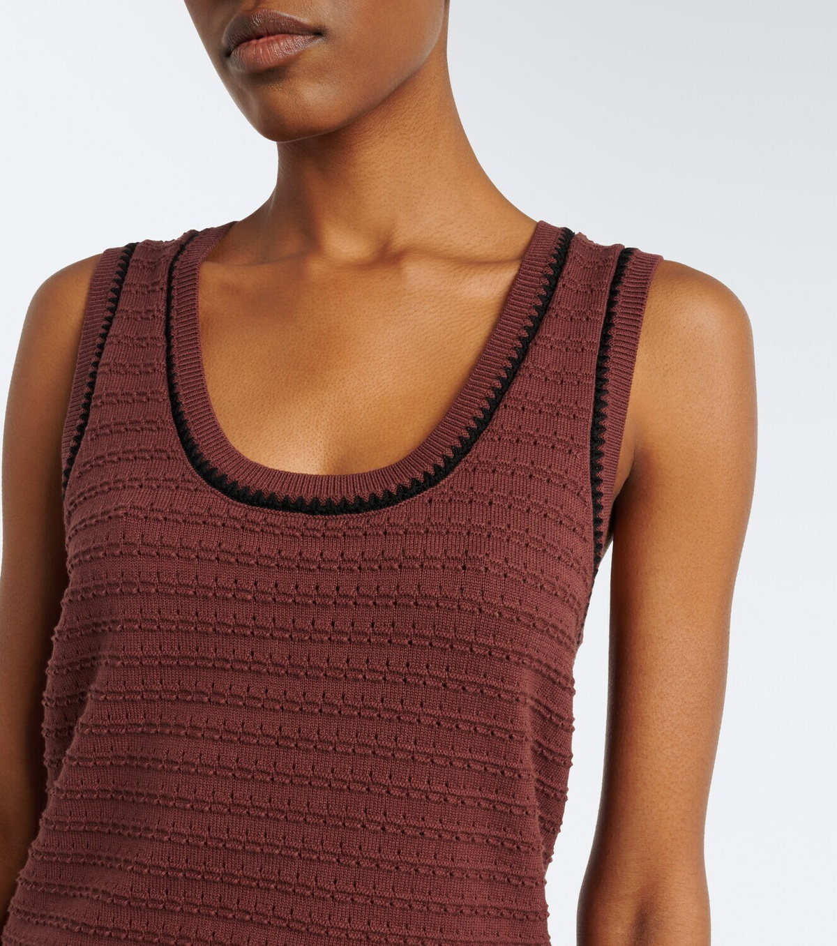Varley Gideon pointelle cotton tank top