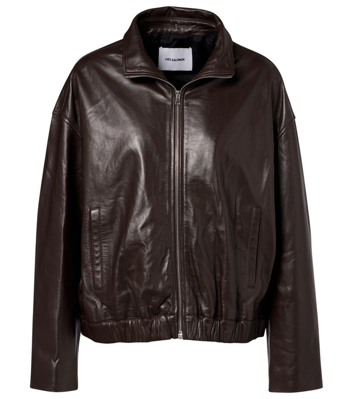 Photo: Yves Salomon Leather jacket