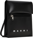 Marni Black Shoelace Strap Crossbody Bag