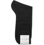 Falke - No. 4 Silk Socks - Black