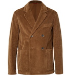 Barena - Double-Breasted Cotton-Corduroy Blazer - Brown