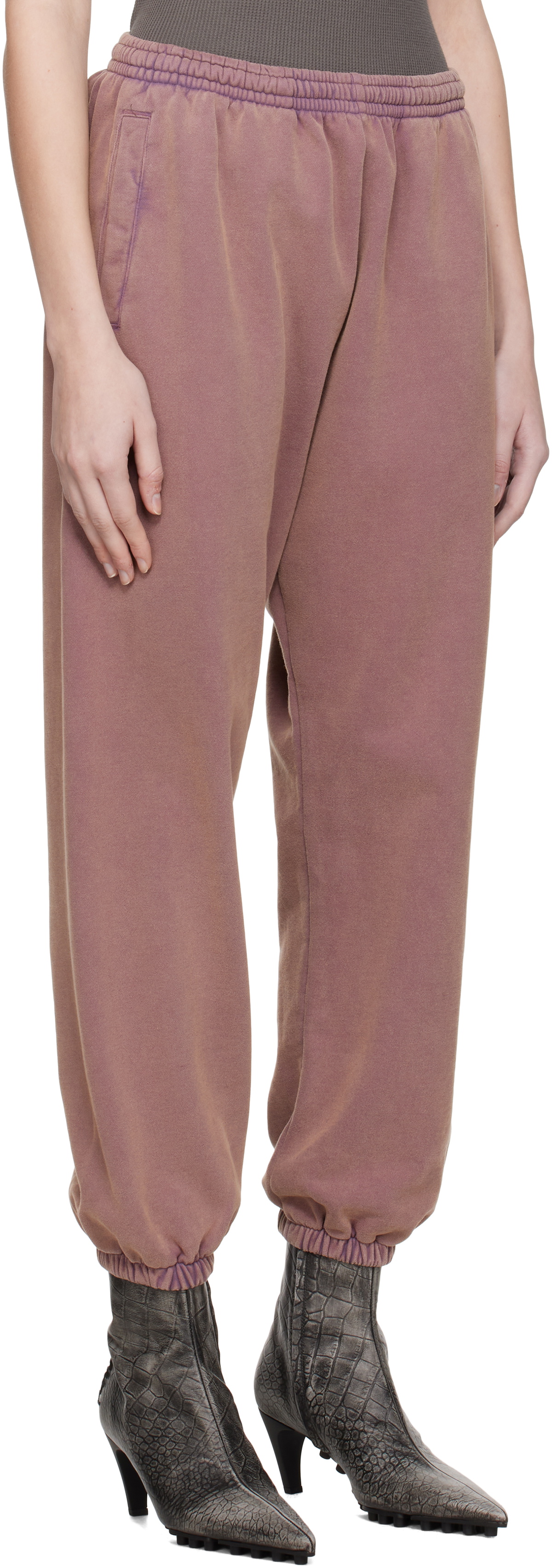 Acne Studios Purple Cotton Sweatpants