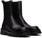 Jil Sander Black Ankle Chelsea Boots