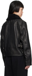 YMC Black Pepper Leather Jacket