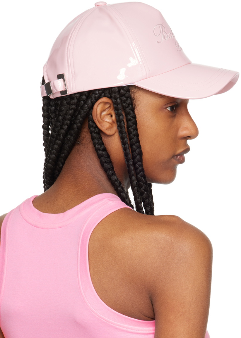 Balmain Pink Signature Vinyl Cap
