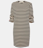 Tory Burch Striped cotton minidress