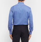 CHARVET - Blue Cotton-Poplin Shirt - Blue