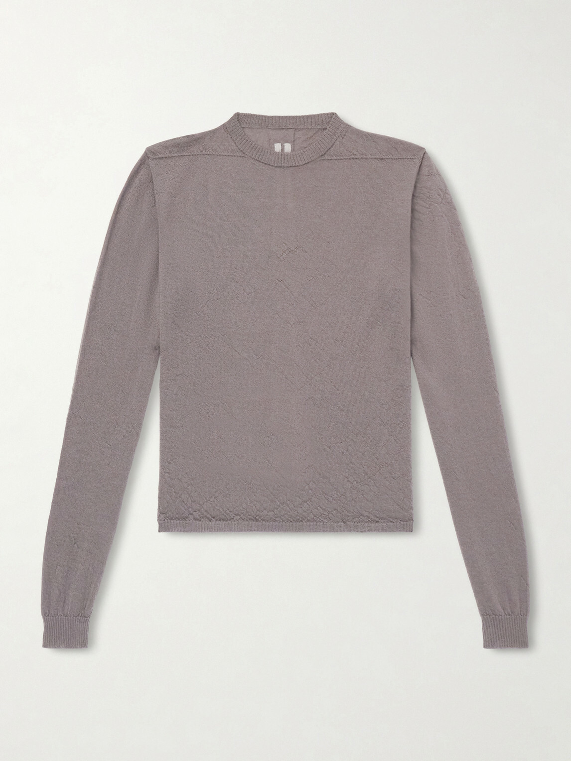 Rick Owens - Slim-Fit Boiled Cashmere Sweater - Gray