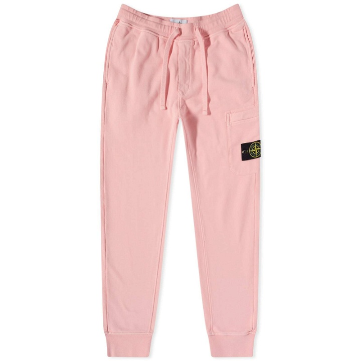 Photo: Stone Island Men's Garment Dyed Pocket Jogger in Pink