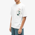 Jacquemus Men's Rose T-Shirt in White