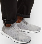 adidas Originals - UltraBOOST Rubber-Trimmed Climacool Primeknit Sneakers - Gray