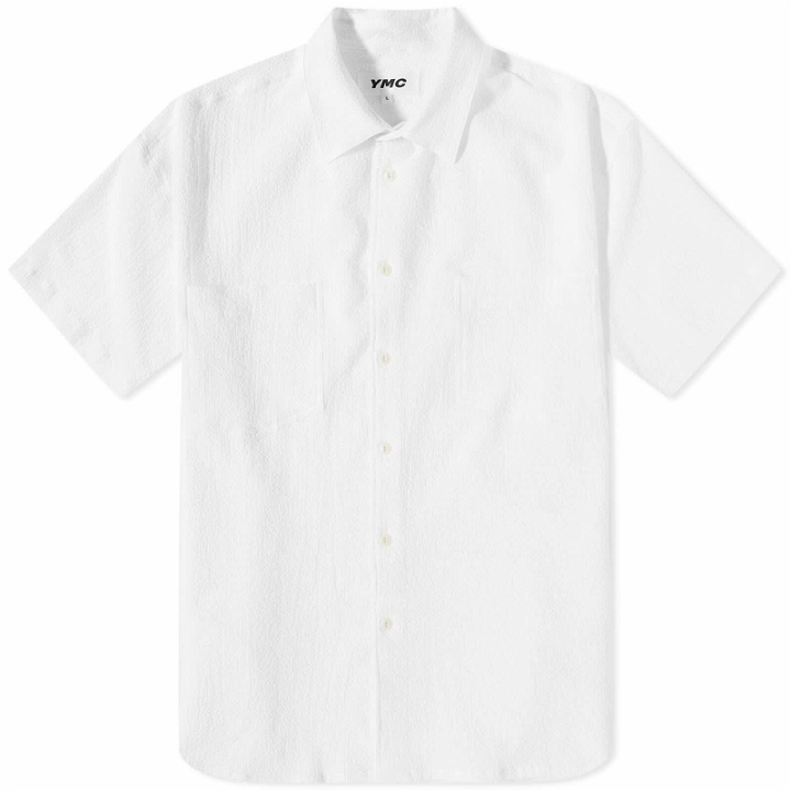 Photo: YMC Men's Mitchum Short Sleeve Shirt in White