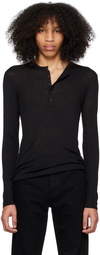 Nili Lotan Black Genero Henley