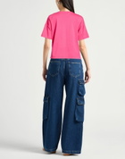 Shoe Womens T-shirt Fuchsia