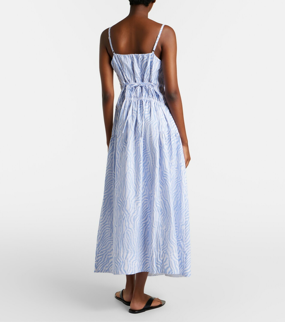 Proenza Schouler White Label Michelyn printed cotton-blend maxi dress