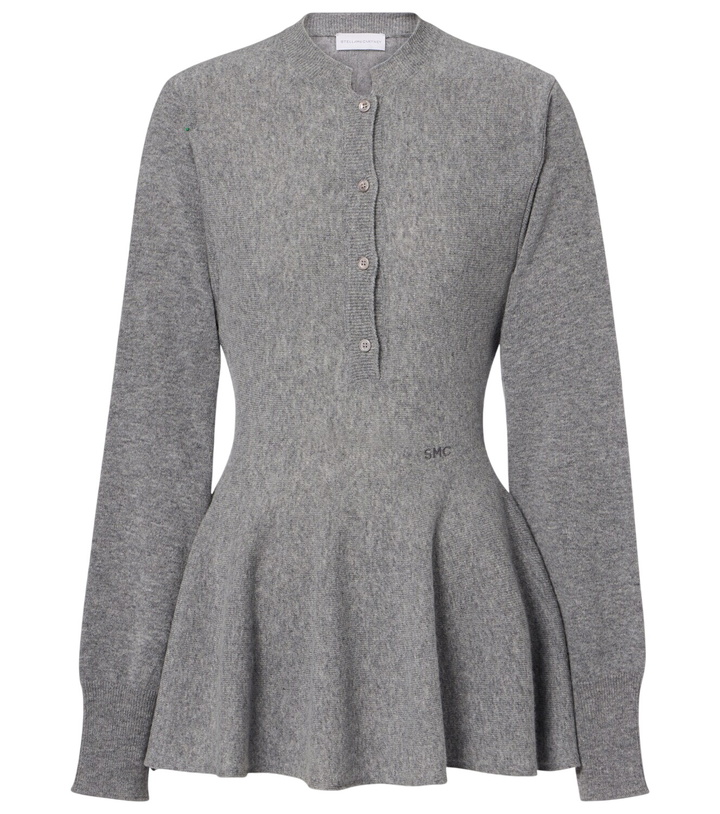 Photo: Stella McCartney Peplum virgin wool top