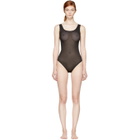 Land of Women Black Mesh Bodysuit