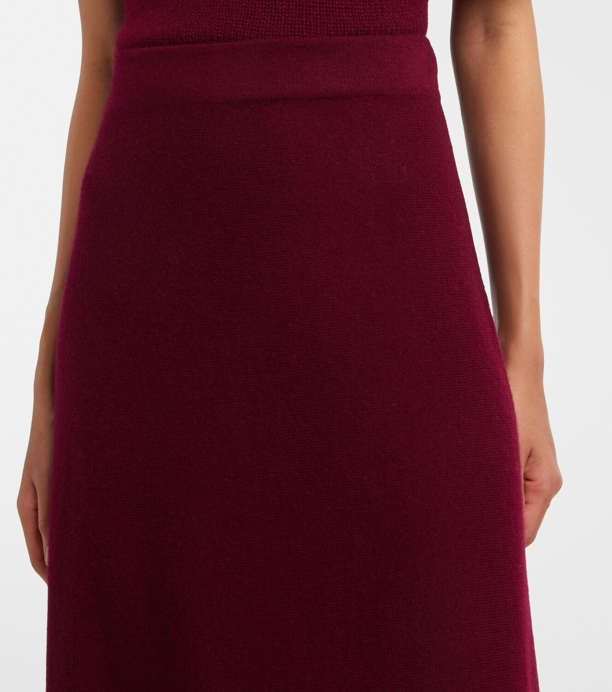 Lisa Yang Torie cashmere midi skirt