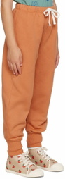 TINYCOTTONS Kids Orange 'Tiny' Lounge Pants