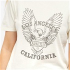 Anine Bing Women's Black Eagle Milo T-Shirt in Off White