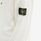 Stone Island Men's Raw Hand Cotton Knitted Cardigan in White