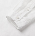 Boglioli - Grandad-Collar Linen Shirt - White