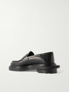 J.M. Weston - Sacai Embellished Leather Loafers - Black