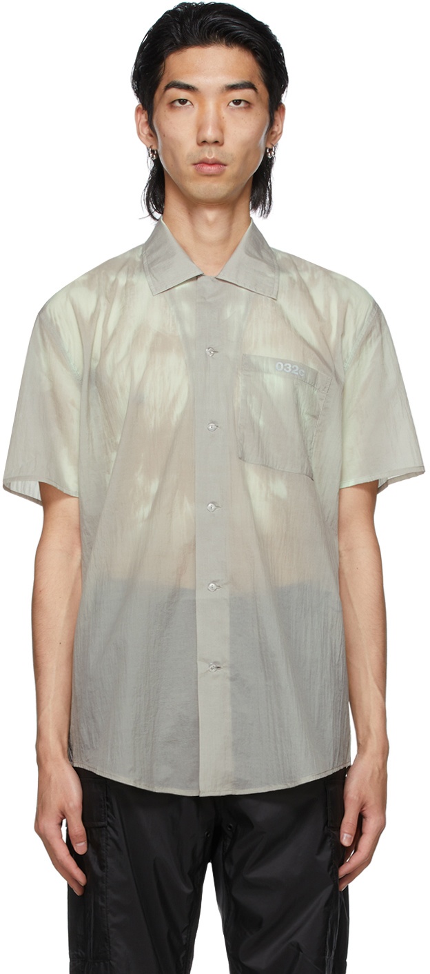 Photo: 032c Grey Heat Sensitive Short Sleeve Shirt