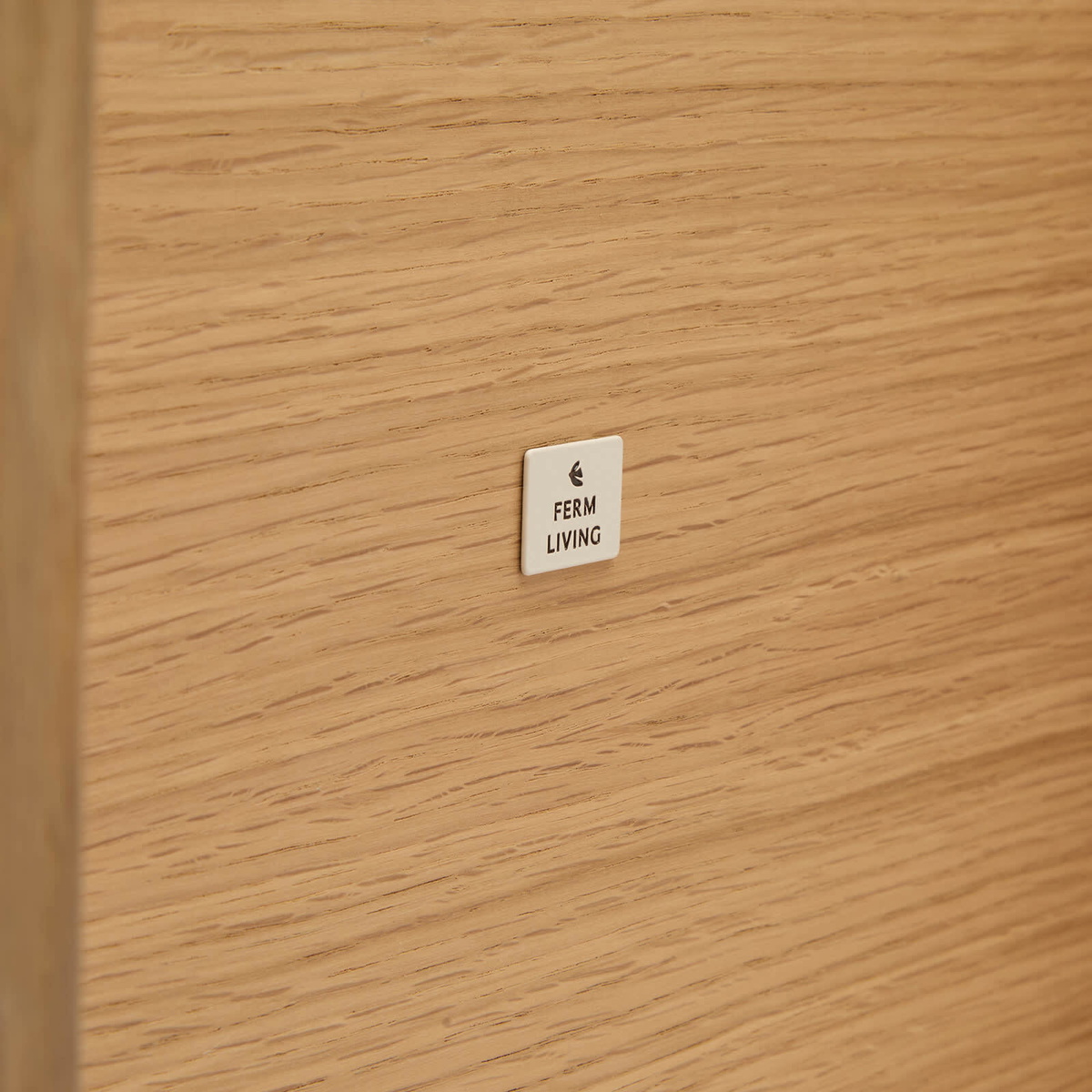 ferm LIVING Kona Side Table in Natural Oak Veneer 
