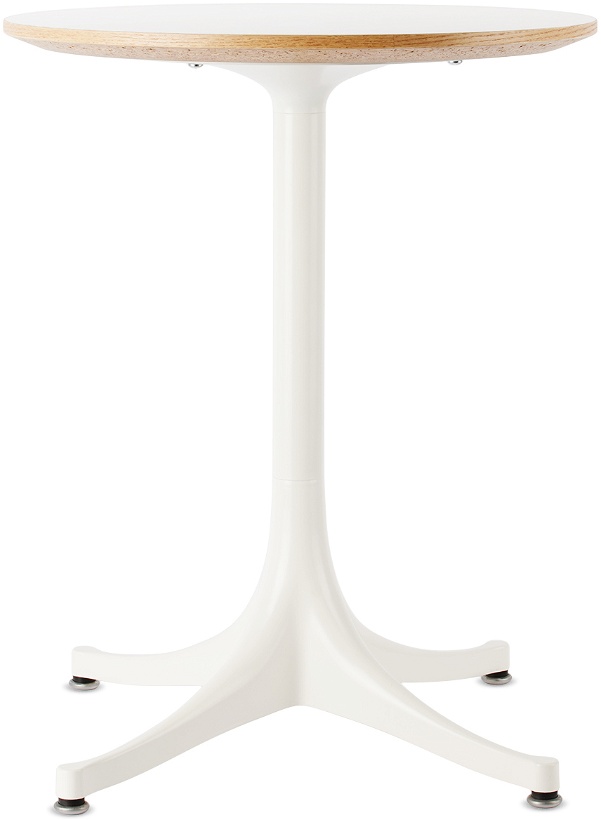 Photo: Herman Miller® White Nelson Pedestal Side Table