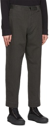 MHL by Margaret Howell Grey Cotton Trousers