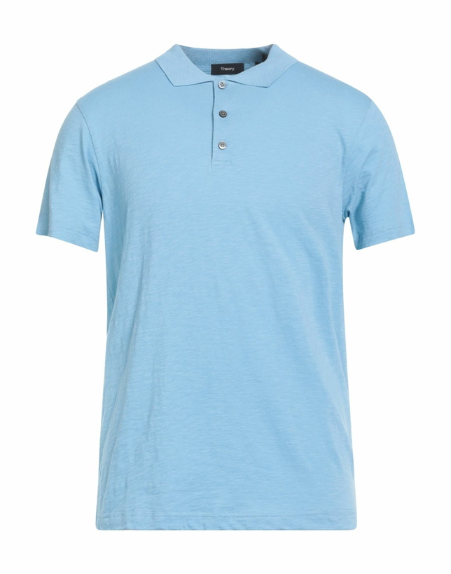 Photo: Theory Mens Polo shirt in Light blue