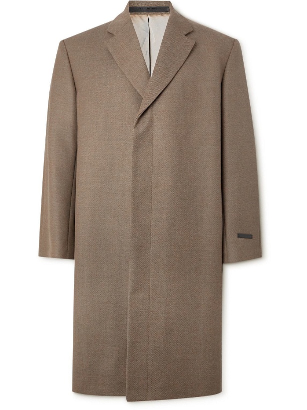 Photo: Fear of God - Chesterfield Oversized Wool-Twill Coat - Brown