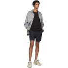 Robert Geller Black The Textured Shorts