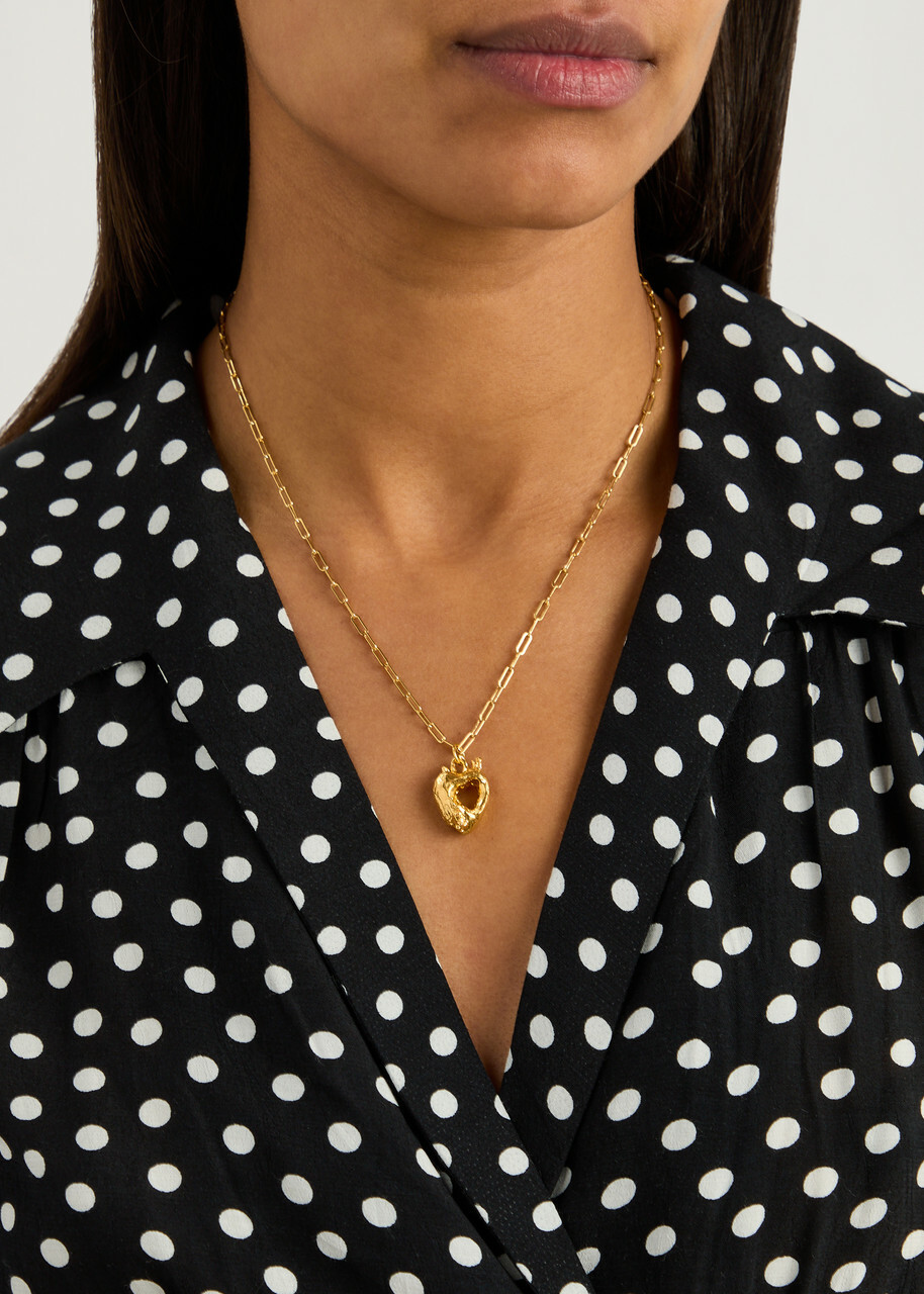 Alighieri The Lovers' Pact 24kt Gold-plated Necklace - One Size