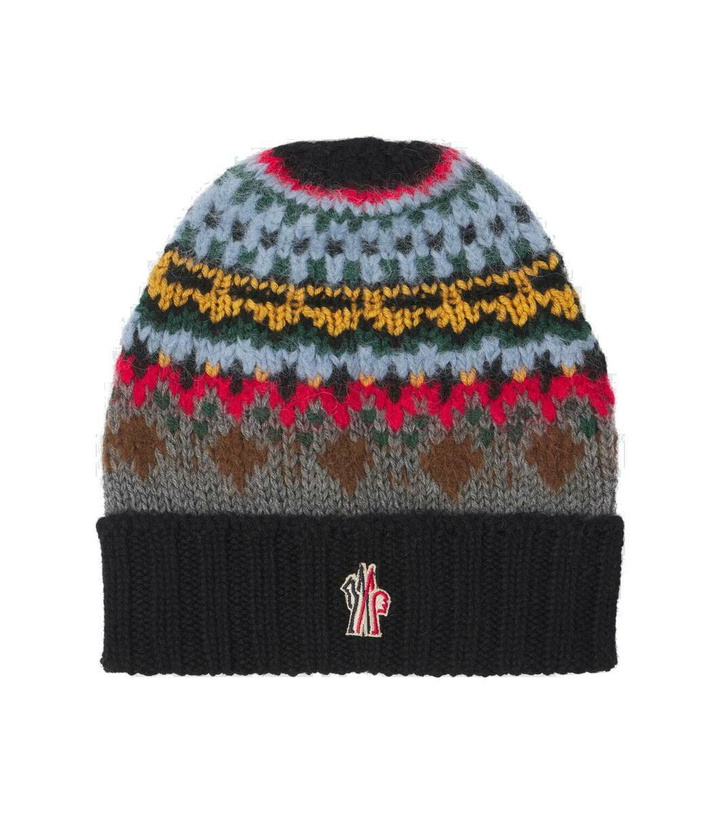 Photo: Moncler Grenoble Intarsia wool-blend beanie