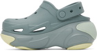 Crocs Green Bubble Crush Clogs